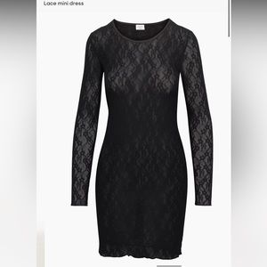 Aritzia lace mini dress